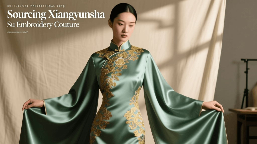 Sourcing Xiangyunsha & Su Embroidery for Haute Couture