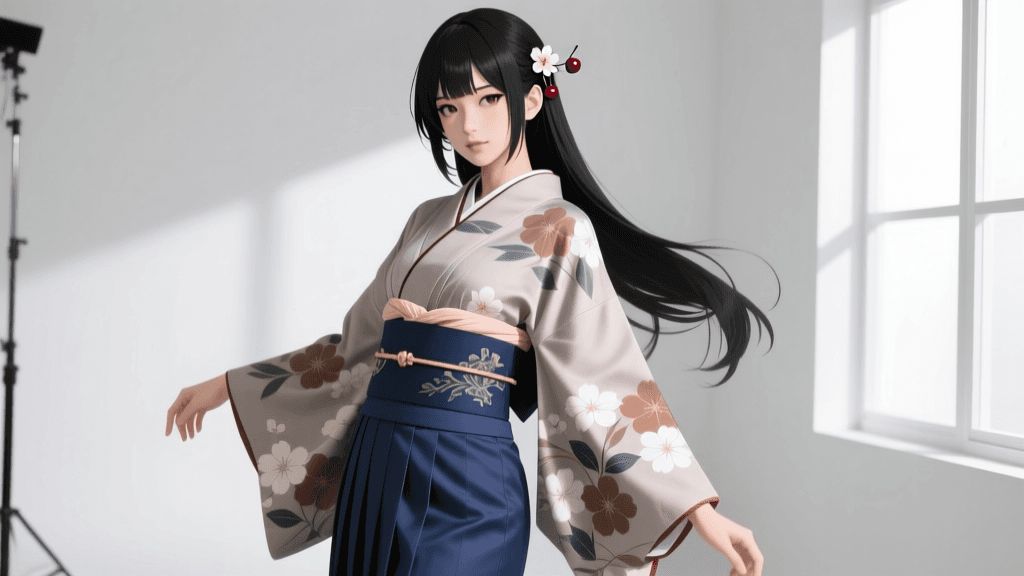 Styling Traditional Kimono and Hakama for Anime Cosplay