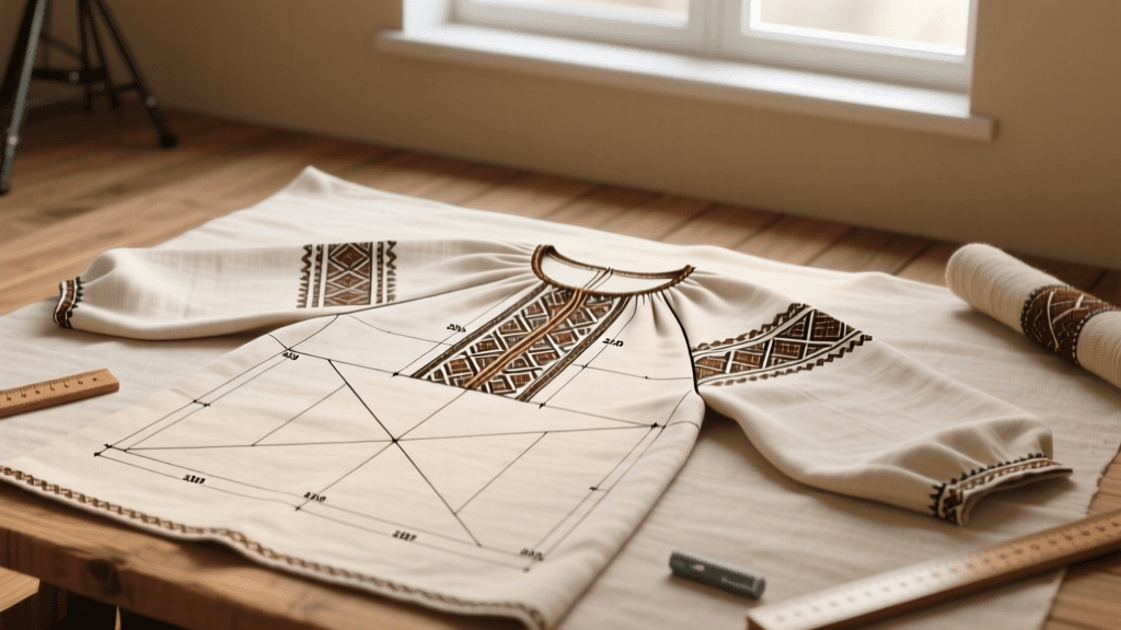 Drafting the Slavic Rubakha in 2026: Zero-Waste Pattern Guide