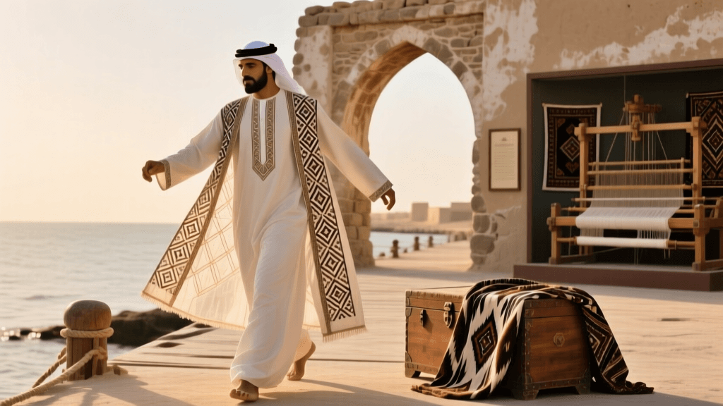 Qatari Pearl Diver Thobes And Ventilation Weave Techniques