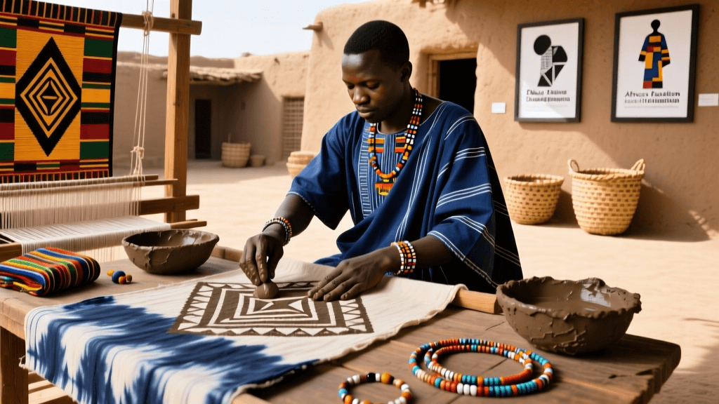 Malian Bogolanfini Mud Cloth Fermentation And Symbolic Design Application