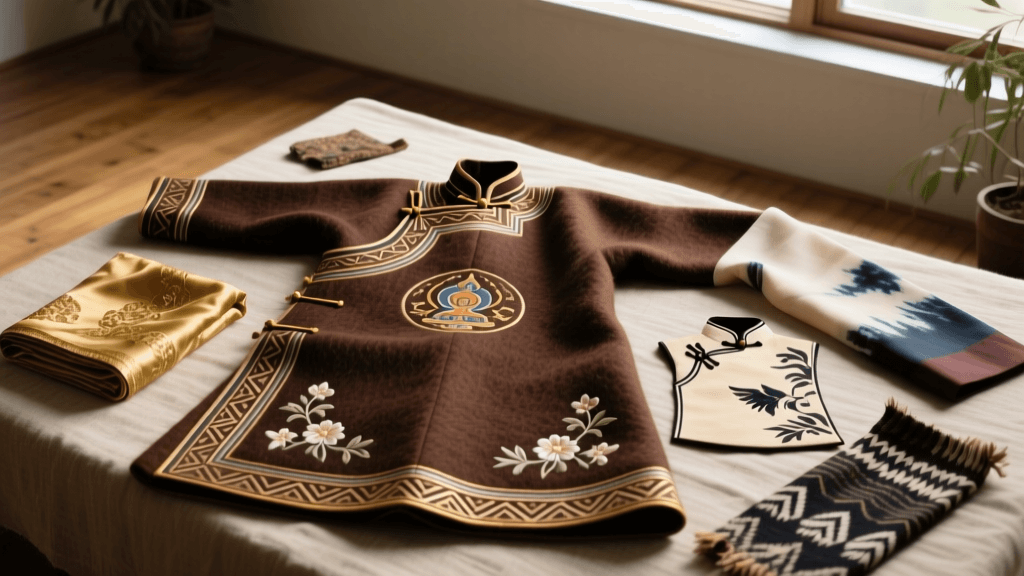 Mongolian Deel Wool Felting And Embroidery Stitch Guide