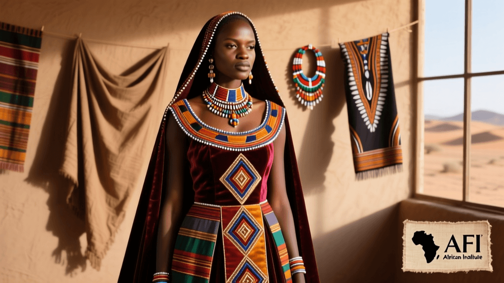 Namibian Herero Dress Tailoring And Velvet Embroidery Methods