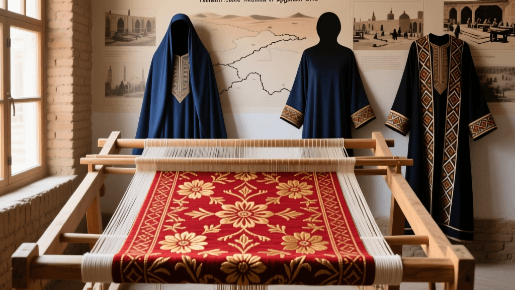 Uzbek Suzani Embroidery Frame Tension And Silk Thread Conditioning