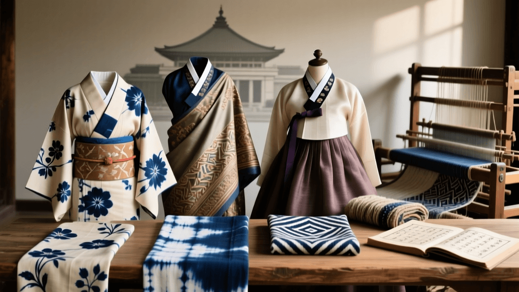 Silk Dyeing Techniques Yuzen Shibori Kimono Japan